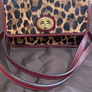 Coach Mini animal print crossbody